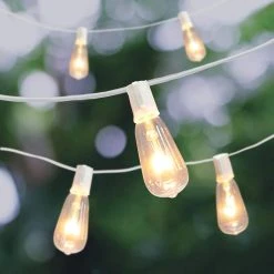 Brand new ❤️ 8 Pack: 10ct. Edison String Lights with White Cord by Ashland™ 🔥 7 Brand new ❤️ 8 Pack: 10ct. Edison String Lights with White Cord by Ashland™ 🔥 -Ashlandty Shop MP561985