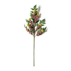 Wholesale 🛒 12 Pack: Burgundy Berry Stem with Leaves by Ashland® ✨ -Ashlandty Shop MP626463 21