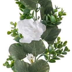 Outlet ❤️ 12 Pack: 6ft. White Rose Foliage Garland by Ashland® ⭐ -Ashlandty Shop MP627257 20