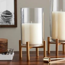 Outlet βοΈ 6 Pack: 11.5" Glass Candle Holder with Wood Base by Ashland® π 7 Outlet βοΈ 6 Pack: 11.5" Glass Candle Holder with Wood Base by Ashland® π -Ashlandty Shop MP633857 20