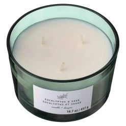 New ✔️ 8 Pack: Eucalyptus & Sage 3-Wick Jar Candle by Ashland® 👍 -Ashlandty Shop MP638411 31