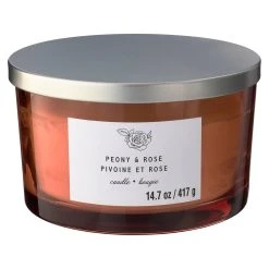 Best deal 👍 8 Pack: Peony & Rose 3-Wick Jar Candle by Ashland® ❤️